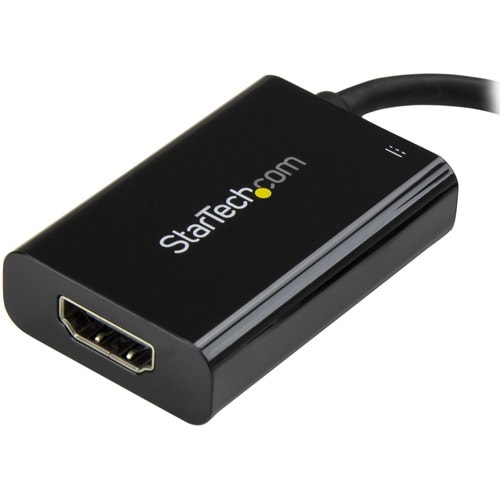 StarTech.com USB C to HDMI 2.0 Adapter 4K 60Hz with 60W Power Delivery Pass
