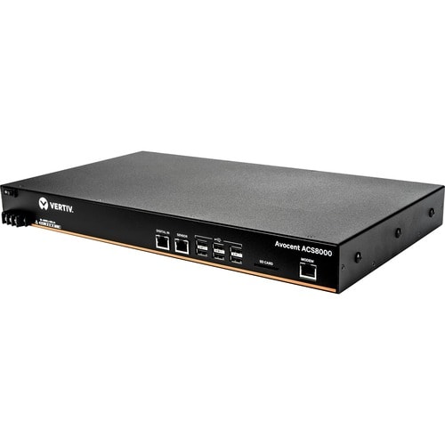 Servidor de consola serie Vertiv Avocent ACS 8000 de 32 puertos, doble interno