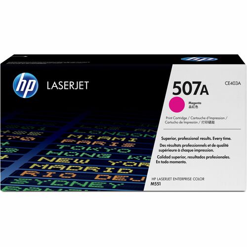CARTOUCHE DE TONER MAGENTA 507A POUR HP LASERJET ENTERPRISE 500