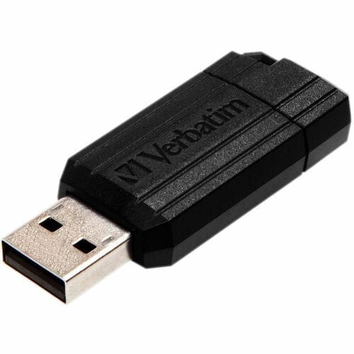Clé USB 16 Go à rayures fines, lot de 400, noire