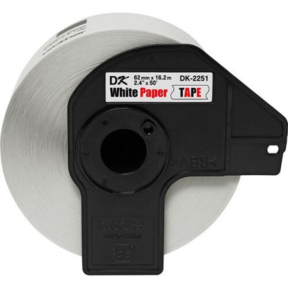2.4 PULGADAS X 50 PIES NEGRO/ROJO SOBRE PAPEL BLANCO .LBL LMNTNG FR QL800/QL810W/Q