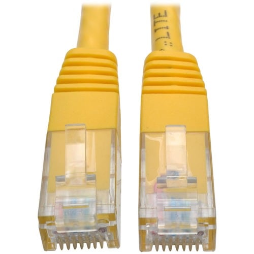 Câble de raccordement moulé Gigabit Cat6 Tripp Lite par Eaton (RJ45 M/M), jaune, 7,6 m -