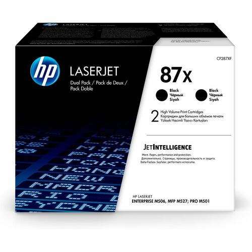 2PK 87X BLACK ORIGINAL LASERJET TONER CARTRIDGES