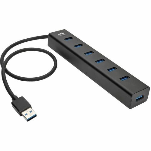 Mini concentrador portátil USB 3.0 SuperSpeed ​​de 7 puertos de Tripp Lite by Eaton, aluminio - USB 3.0