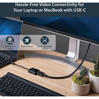 StarTech.com USB C to DisplayPort Adapter 4K 60Hz - USB Type-C to DP 1.4 Monitor Video Con