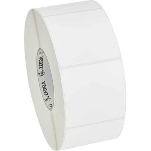 Zebra Z-Ultimate 4000T High-Tack White - 3\" Width x 3\" Length - Permanent Adhe