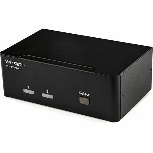 4K DUAL-MONITOR KVM SWITCH FOR DISPLAYPORT COMPUTERS  MONITORS