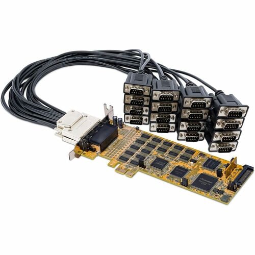 Tarjeta serie PCI Express de 16 puertos con 16 puertos DB9 RS232