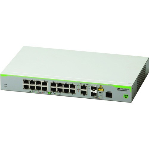 CONMUTADOR DE 16 PUERTOS 10/100TX CON 2 ENLACES ASCENDENTES COMBO GIGABIT/SFP UNO
