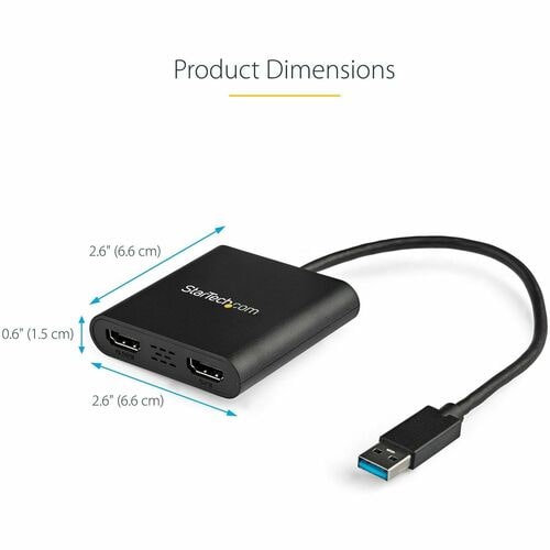 StarTech.com USB 3.0 to Dual HDMI Adapter