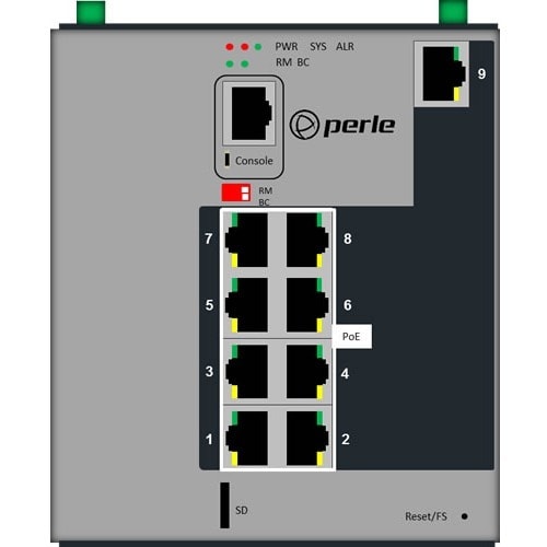 Switch PoE IDS-509PP8 8 x 10/100/1000 RJ45 30 vatios PoE+
