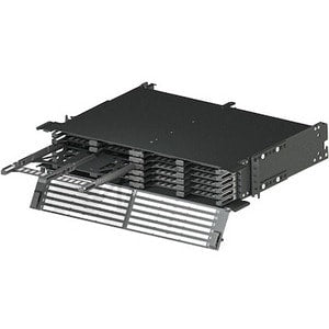 Panduit 2 RU HD Flex 6-Port Enclosure - For Patch Panel - 2U Rack Height - Rack-mountable