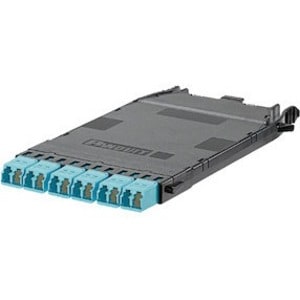 Panduit HD Flex Network Patch Panel - 6 Port(s) - 6 x Duplex - Aqua