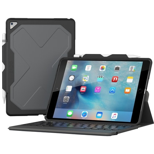 Funda con teclado y funda ZAGG Rugged Messenger (tipo folio)