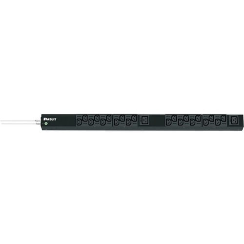 Unité de distribution d'alimentation verticale de base Panduit P22B10M