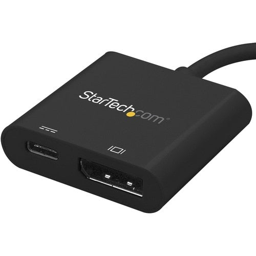 StarTech.com USB C to DisplayPort Adapter with 60W Power Delivery Pass