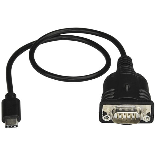 StarTech.com USB C to Serial Adapter Cable 16\" (40cm) - USB Type-C to Serial RS
