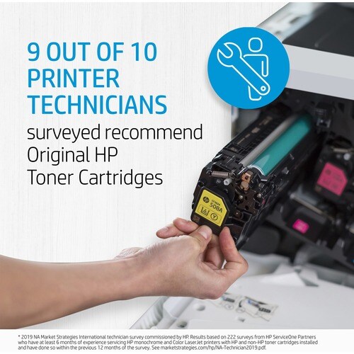 204A YELLOW LASERJET TONER CARTRIDGE