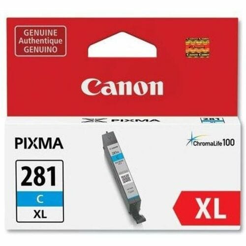 Cartucho de tinta de inyección de tinta original Canon CLI-281 XL - Paquete cian -