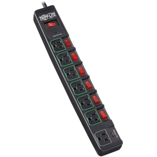Protector contra sobretensiones Tripp Lite by Eaton TLP76MSGB ECO-Surge de 7 tomacorrientes - 7 x