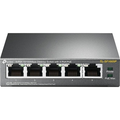 5 ports non gérés 10/100 Mo 4 ports PoE ENET standard DSKTP Switchch RJ45