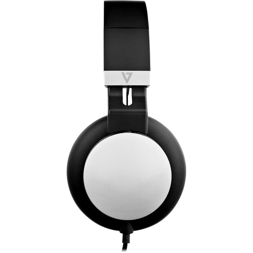 Auriculares supraurales ligeros V7 - Negro/Plateado