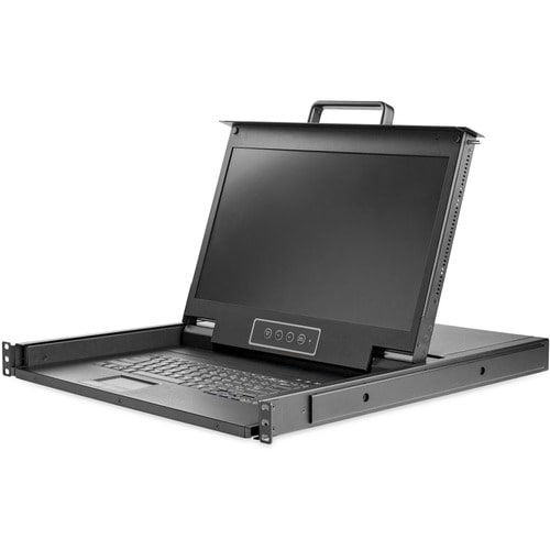 CONSOLE KVM HD MONTABLE EN RACK 17 PO DOUBLE RAIL 1080P KVM DVI VGA