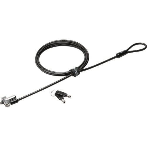 Kensington Cable Lock - 6 ft (1.83 m) Cable - Keyed Alike Lock - Black, Metallic