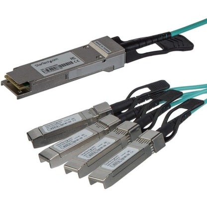 Câble de dérivation StarTech.com AOC pour Cisco QSFP-4X10G-AOC7M - 7 m 40G 1x QSFP+ vers
