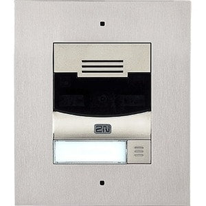Poste d'interphonie 2N IP Solo - Câble - Montage encastré pour la maison - Nickel