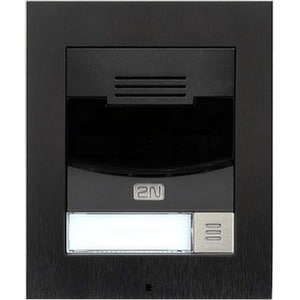 Poste d'interphonie 2N IP Solo - Câble - Montage en surface pour la maison - Noir