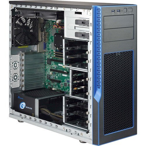 Boîtier d'ordinateur Supermicro SuperChassis GS5A-753B - Moyenne tour - Noir -