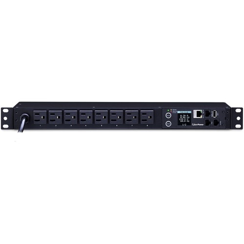 PDU monitoreada CyberPower PDU31001, 100-120 V, 15 A, 8 tomacorrientes NEMA 5-15R