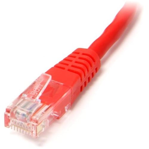 Câble patch UTP Cat5e moulé rouge StarTech.com de 1,8 m