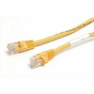 Câble patch UTP Cat5e moulé jaune StarTech.com de 1,8 m