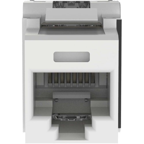 Panduit UTP RJ45 Cat 6A Keystone Punchdown Jack Module, WH  - MOQ (minimum order