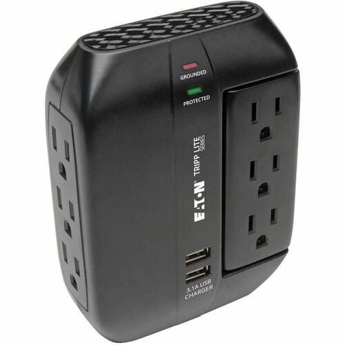 Supresor de sobretensiones Tripp Lite de Eaton Protect It! SWIVEL6USB de 6 tomacorrientes/P