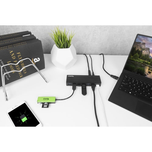Hub USB 3.0 7 ports Plugable avec adaptateur secteur 36 W - USB 3.0 Type A