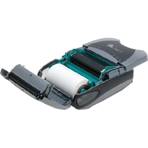 Zebra P4T Thermal Transfer Printer - Monochrome - Portable - Label Print - USB -