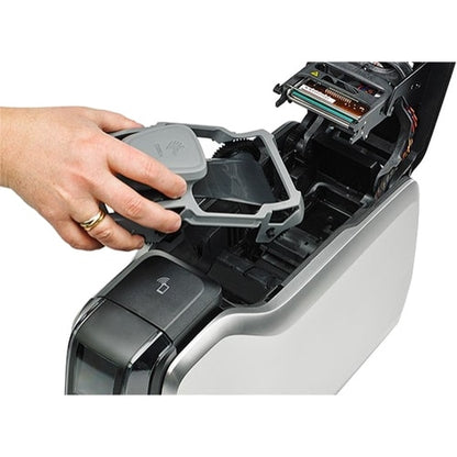 Zebra ZC300 Double Sided Desktop Dye Sublimation/Thermal Transfer Printer - Colo