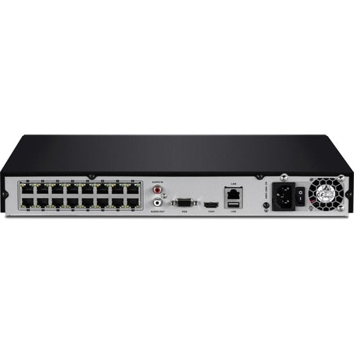 TRENDnet 16-Channel H.264/H.265 PoE+ NVR - 16 Channel 4K UHD PoE+ NVR