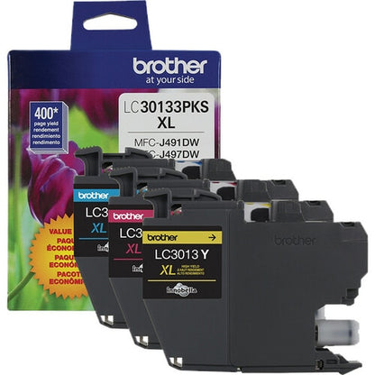 3PK COLORED INK CARTRIDGE FOR .BROTHER AIO PRINTERS