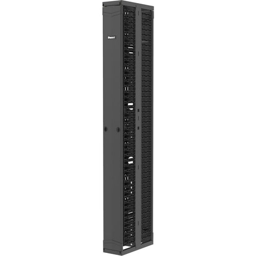Panduit PatchRunner 2 Vertical Cable Manager - Vertical Cable Manager - Black - 45U Rack H