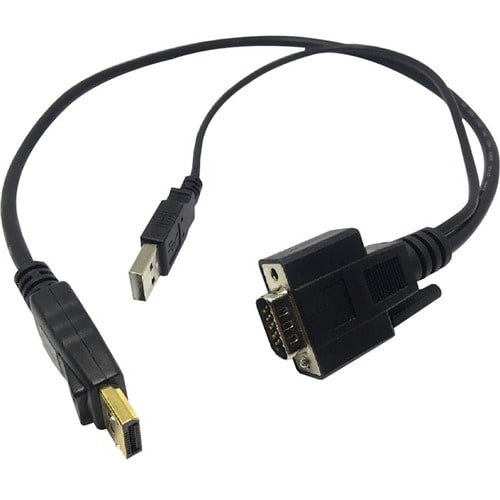 Câble Lantronix pour Spider Duo-USB, entrée ordinateur, standard 21,6 \"