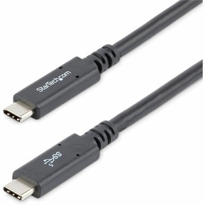 StarTech.com 6 ft (1.8m) USB C to USB C Cable, 5A 100W PD 3.0, Certified Works W