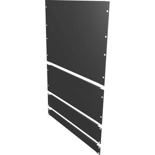 Kit de panneau d'obturation de flux d'air en tôle Vertiv™ 19" (1U, 2U, 4U, 8U) noir