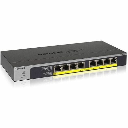 COMMUTATEUR STDALN 8 PORTS NON GÉRÉ GB ENET POE+ RJ45