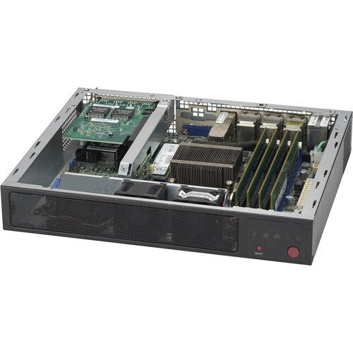 Servidor mini PC Supermicro SuperServer E300-9A 1U - 1 átomo C3858 2 GHz