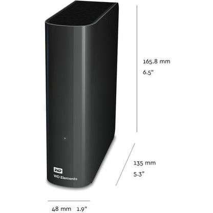 Disco duro WD Elements de 10 TB, color negro, Pan-Am Multi 4