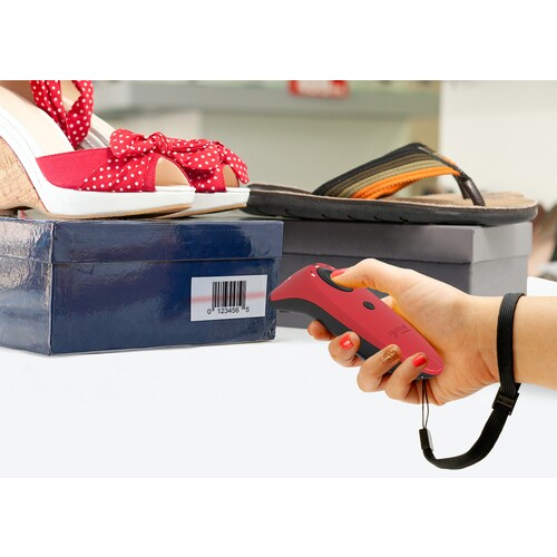 Socket Mobile SocketScan® S700, Linear Barcode Scanner, Red & Black Charging Doc